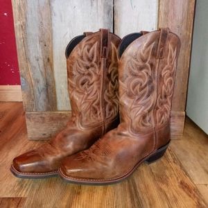 Laredo Men's Size 12 Tan/Brown Cowboy Boot